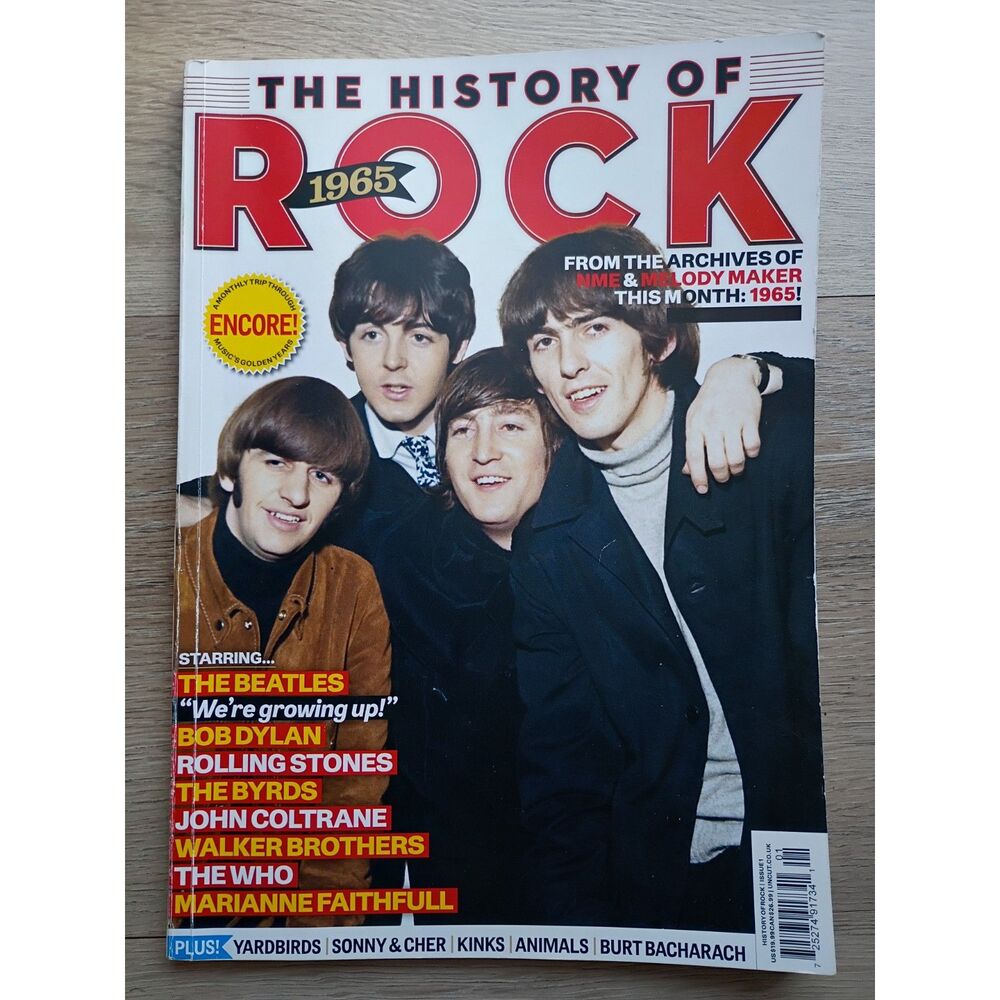 History of Rock in 1965 Magazine Beetles The Who Sonny & Cher
